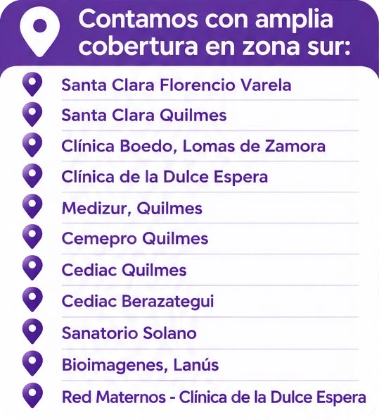 Prestadores en Zona Sur
